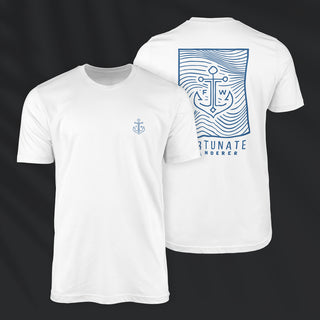 Low Tide Tee | White Cerulean