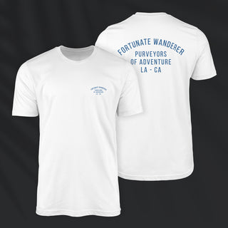 Provisions Tee | White Cerulean