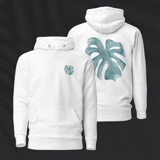 Monstera Hoodie | White