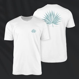 Agave Palm Tee | White