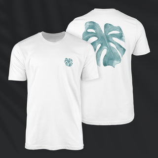 Monstera Tee | White