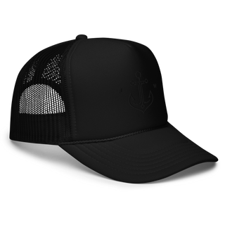 The Trucker | Onyx, Black Thread