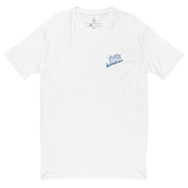 Out of Office Tee | White Cerulean