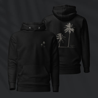 Twin Palms Hoodie | Onyx Black