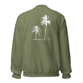 Twin Palms Pullover | Sage White