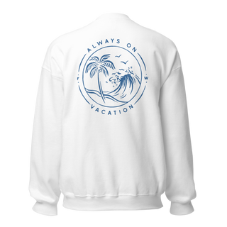 Vacation Pullover | White Cerulean