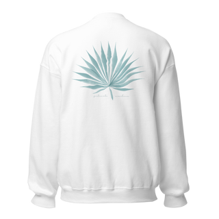 Agave Palm Pullover | White