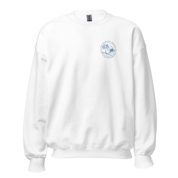 Vacation Pullover | White Cerulean