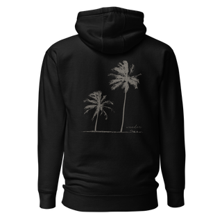 Twin Palms Hoodie | Onyx Black