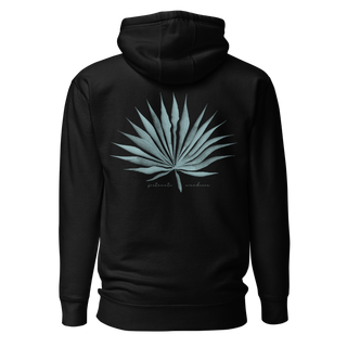 Agave Palm Hoodie | Onyx Black