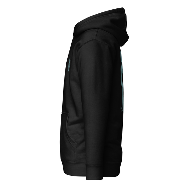 Monstera Hoodie | Black Onyx