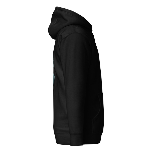 Monstera Hoodie | Black Onyx