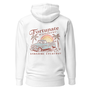 Surf Truck Hoodie | White