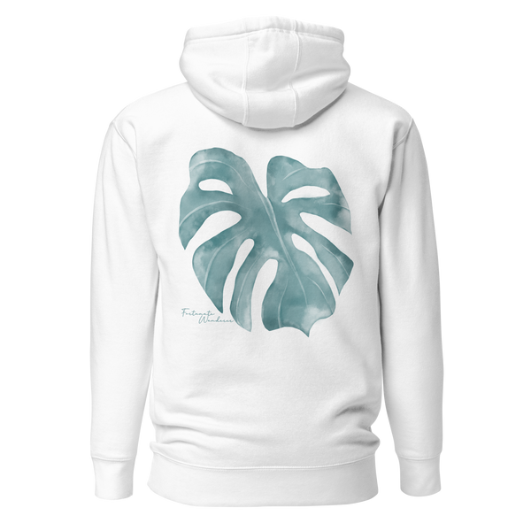 Monstera Hoodie | White