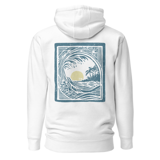 Tubed Hoodie | White