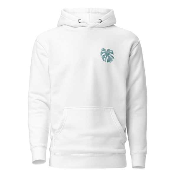 Monstera Hoodie | White