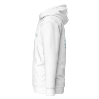 Agave Palm Hoodie | White